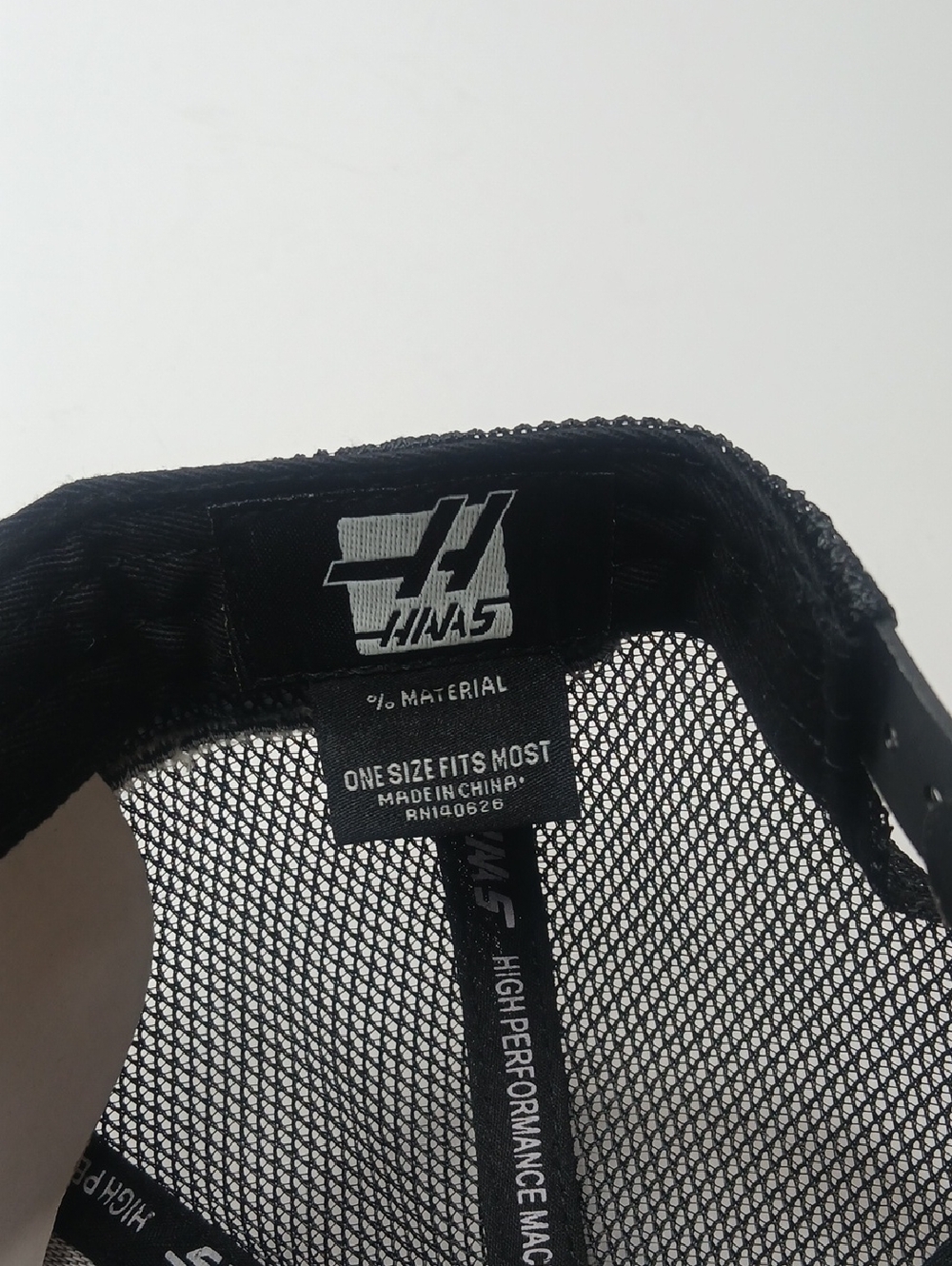 HAAS Racing Made In The USA Adjustable‎ Hat Cap - Picture 6 of 6